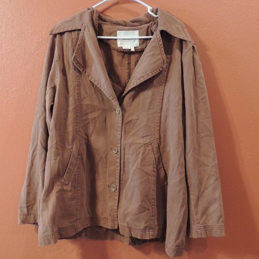Anthropologie Sweater Woman X Large Brown Button Down Cardigan Sweater